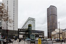 Moderno appartamento di 2 stanze con vista panoramica per 2 o 4 persone, nel quartiere Montparnasse, 14° distretto di Parigi.