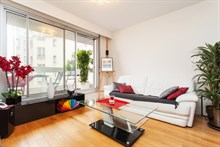 Splendido appartamento per 3 persone con terrazza a Raspail, 6° distretto di Parigi