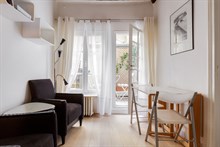 Elegante appartamento per 2 con terrazza esterna, nel cuore del Quartiere Latino, 5° distretto di Parigi