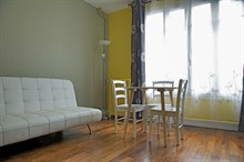 Spacious, furnished 2-room weekly rental at rue Paul Bert, Paris 11th