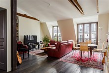 Furnished 2-bedroom apartment with fully equipped kitchen, L'Asile Popincourt Paris 11th