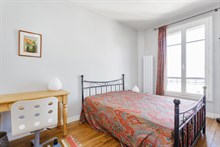 Holiday rental in Paris 15th arrondissement, long-term stays in 2-room turn-key flat with plenty of privacy in calm area