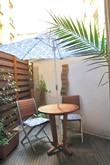 short term rental studio with terrace for 2 in Paris XV
