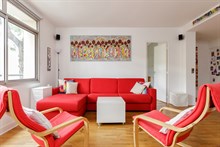 Location meublée de courte durée d'un bien de 3 chambres avec terrasse à Alésia en face de Montsouris Paris 14ème