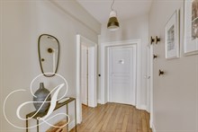 Location bail mobilité d'un F3 meublé de standing avec 2 chambres à Saint-Germain-des-Prés Odéon, Paris 6ème