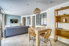 Location meublée en courte durée d'un local commercial avec 2 chambres à Commerce Paris 15ème