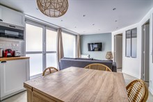 Location meublée en courte durée d'un local commercial avec 2 chambres à Commerce Paris 15ème