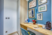 Location à la semaine d'un F2 de standing pour 2 ou 3 personnes à Ternes Etoile Paris 17ème