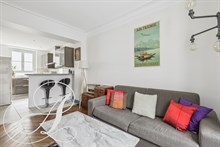 F2 à louer en courte durée à la semaine à Denfert Rochereau Paris 14ème