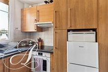 Location meublée d'un F2 avec balcon à Montmartre Paris 18ème