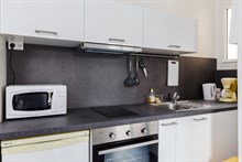 Elegante appartamento di 2 stanze dal design moderno e raffinato per 2 o 4 persone, con terrazza e vista panoramica, in zona Gobelins, 13° distretto di Parigi